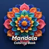 1pc Mandala Coloring Book Teenagers Adult Picture Book, 24 Page Graffiti Painting Drawing Stress Relief, Birthday Gift 5