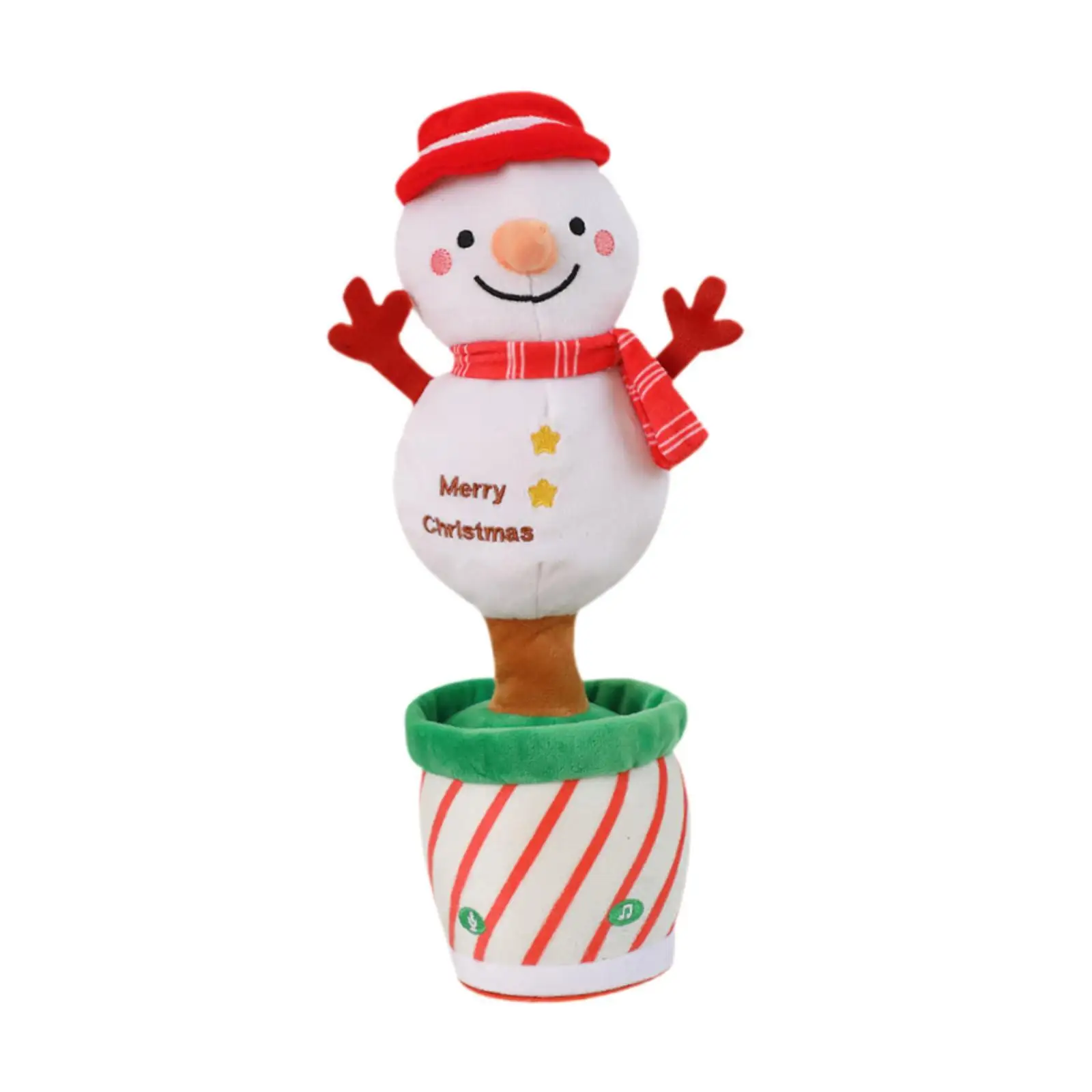 Electric Dancing Christmas Toy Christmas Electric Plush Toy Figure