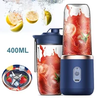 Mixeur Électrique Portable 6 Lames, Rechargeable USB avec 2 Tasses, Idéal pour Jus Frais et Smoothies, Parfait pour Usage Personnel et Voyage 4