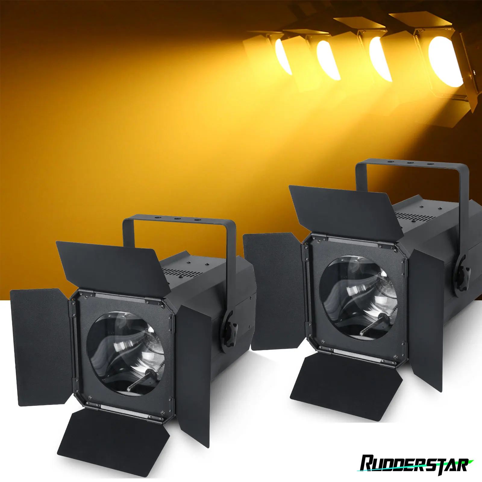2PCS 200W COB Par Lights Dual-color Focusing Face Light