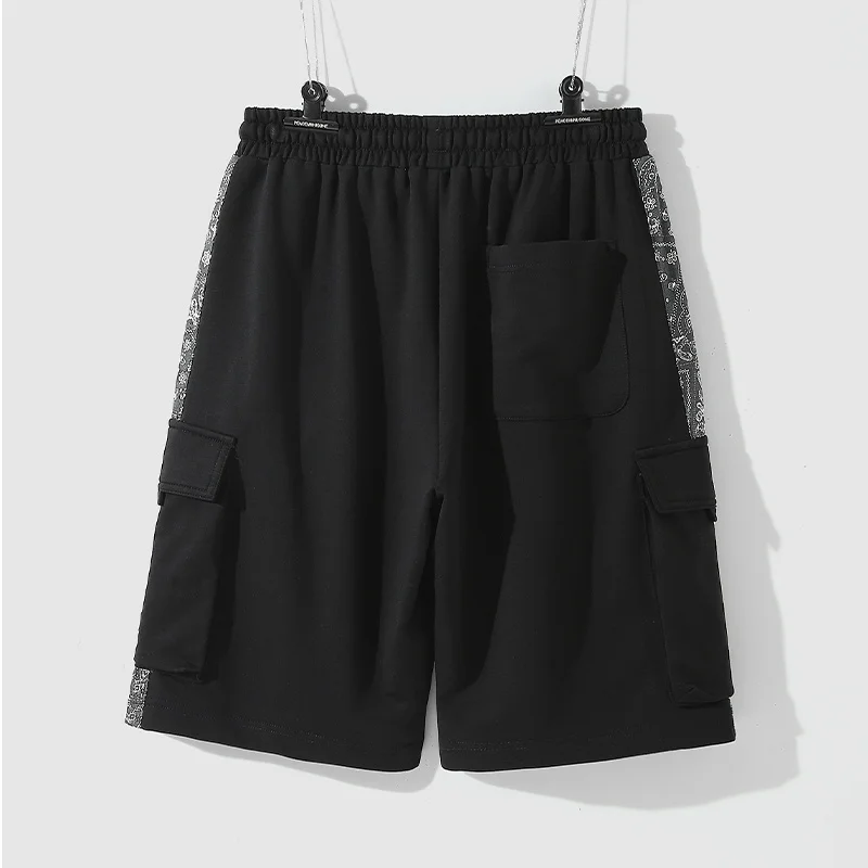 2024new Summer Fashion Brand Large Pocket Youth Work Shorts Loose and Versatile Comfortable Men's Sports and Casual Pants