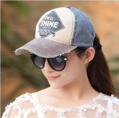 

Women's Korean Version of The Sun Hat Tide Spring and Summer Sun Hat Couple SHINE Cowboy Cap Men's Outdoor Climbing Baseball Cap