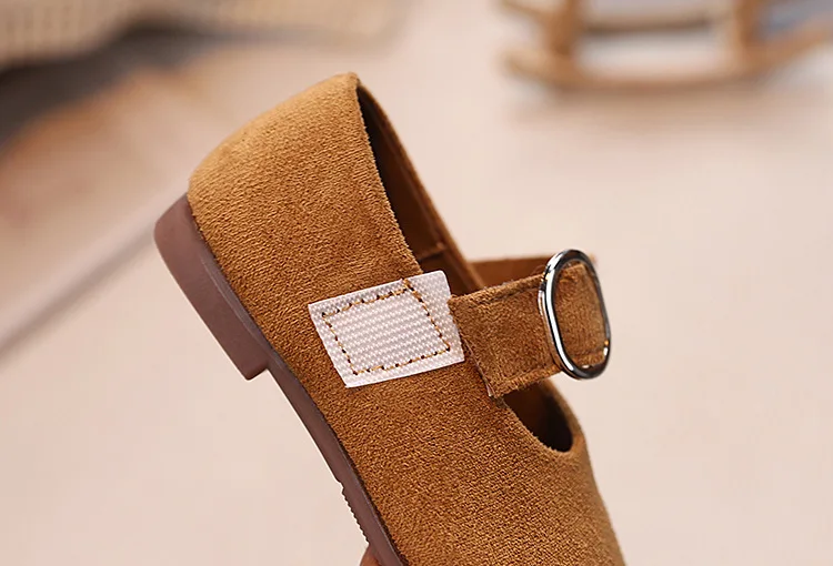 Mädchen Lederschuhe Kleinkinder Ballerinas Prinzessin Süße Kinderschuhe Weiche Schuhe T-Riemen Retro Klassische Kinder-Festtagsschuhe für Partys – Detail 9