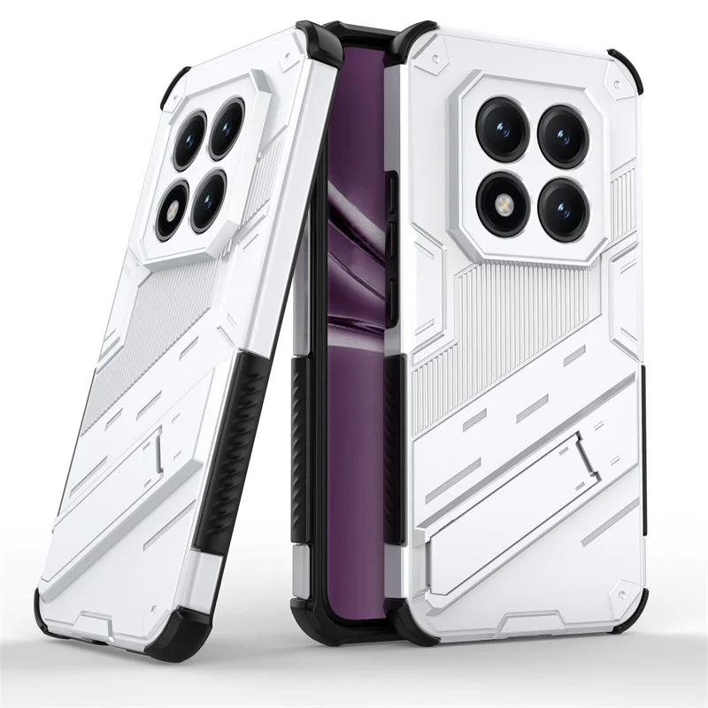 Enhanced Magnetic Armor Shockproof Stand Phone Case with Back Cover
