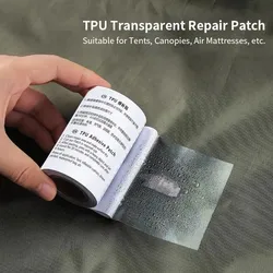 Waterproof Transparent Repair Tape for Outdoor Gear and Inflatables (10pcs)
