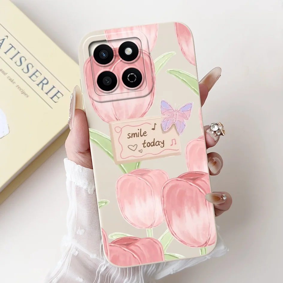 Fashionable Shockproof Silicone Bumper Case with Rabbit Flower Design