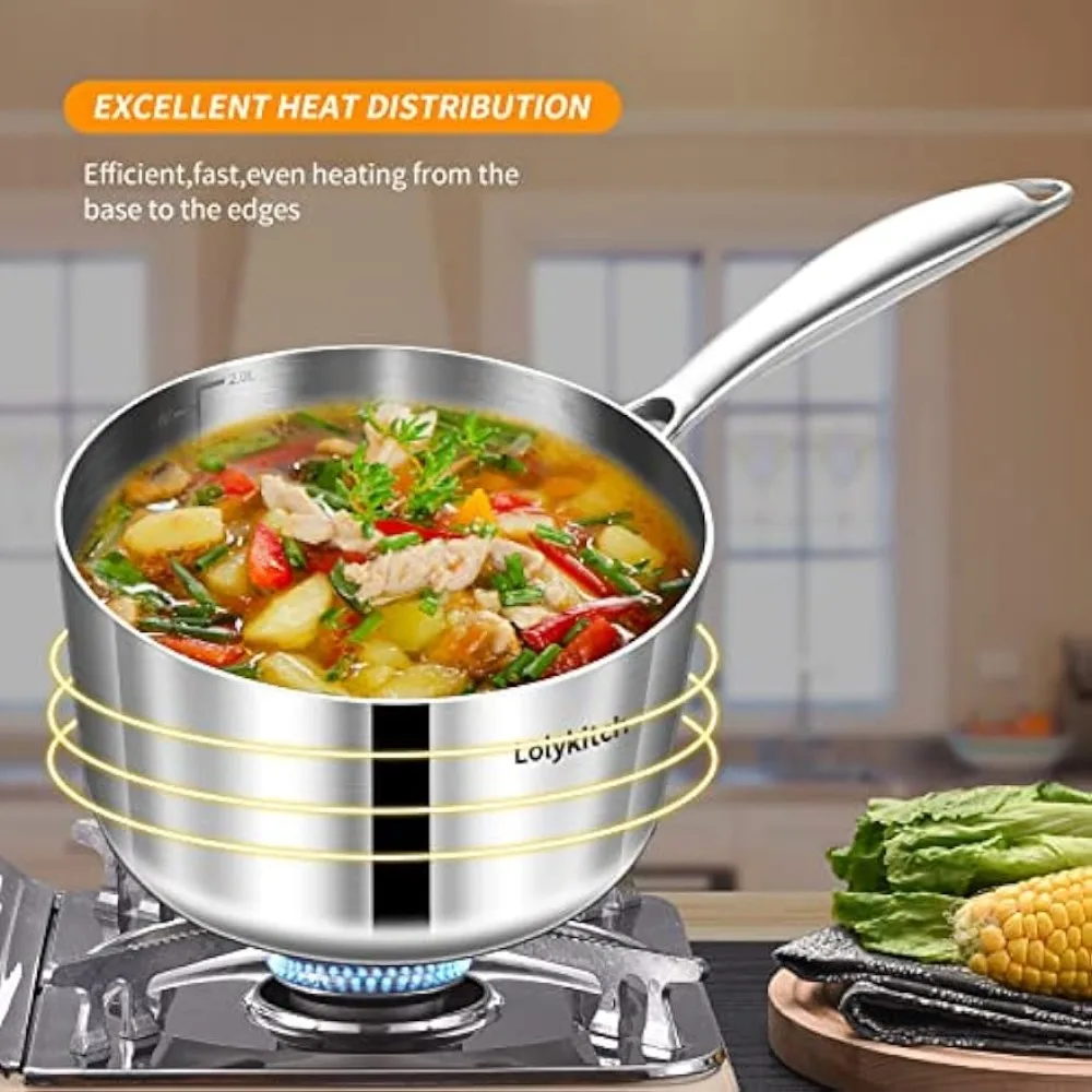 LOLYKITcH lolykitch tri-ply stainless steel cookware set frying