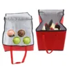 Insulated Bag Multi Size Non Woven Fabric Warmer Keeping Aluminum Foil Baking Portable Insulation Bag Pizza Delivery Bag 3