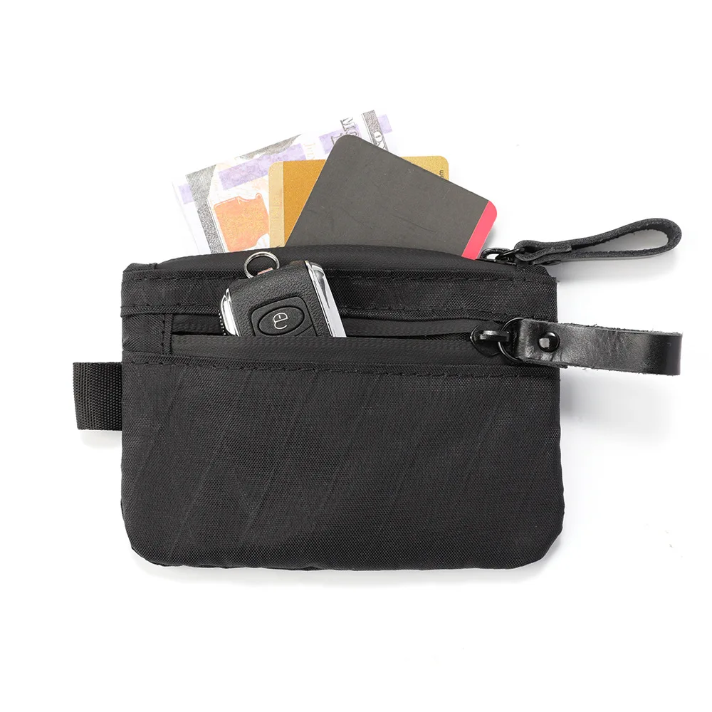 Water-Repellent RFID Travel Coin Purse and Card Holder