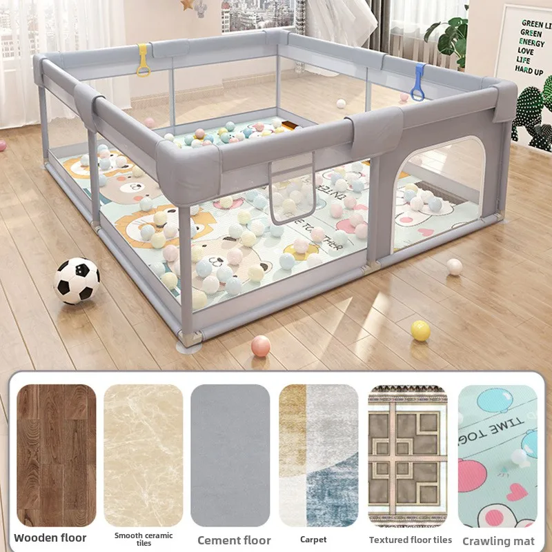 Child Safety Protective Fence Baby Ground Crawl Learning Fence Indoor Home Children's Play Baby Playpen