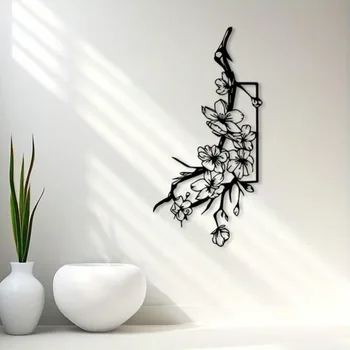 Vintage Sakura Metal Wall Art 1