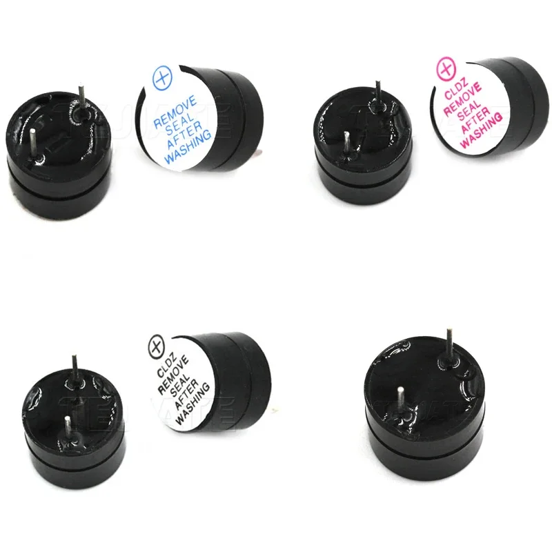 3v 5v 12v Active Buzzer Magnetic Long Continous Beep Tone 12*9.5mm 2pcs 10pcs electronic buzzer