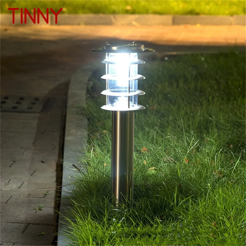 

TINNY Outdoor Solar Lawn Lamp Contemporary LED Waterproof Patio Garden Light for Home Porch Villa