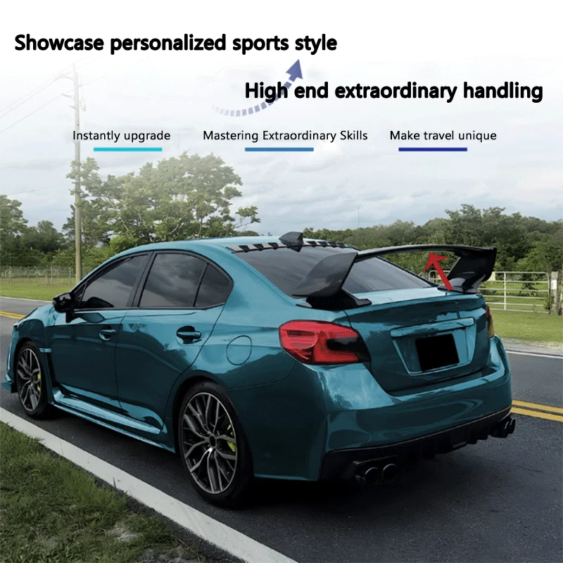 Spoiler posteriore di alta qualità per modifiche auto, compatibile con Subaru WRX STI VA 2015-2021 tutti i modelli - Image 2