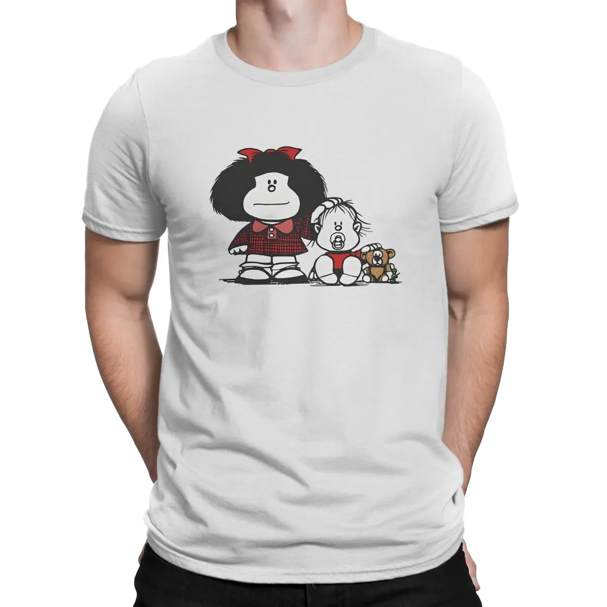

Футболка MAFALDA мужская из полиэстера, семейная тенниска