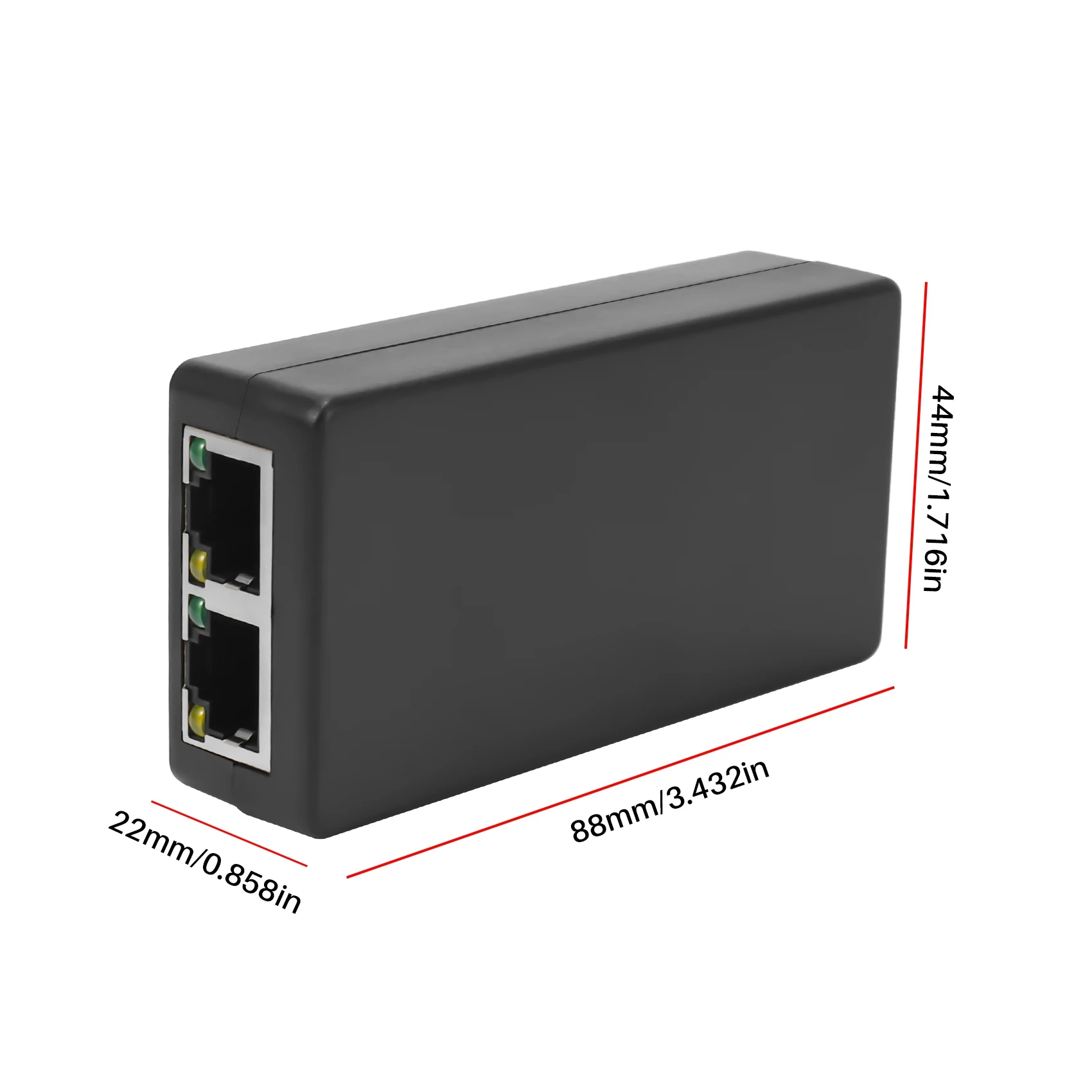 A01K-2 포트 POE 연장기 10/100Mbps, IEEE 802.3Af 표준 입력/출력 지원, IP 카메라용, POE 범위를 100미터까지 확장