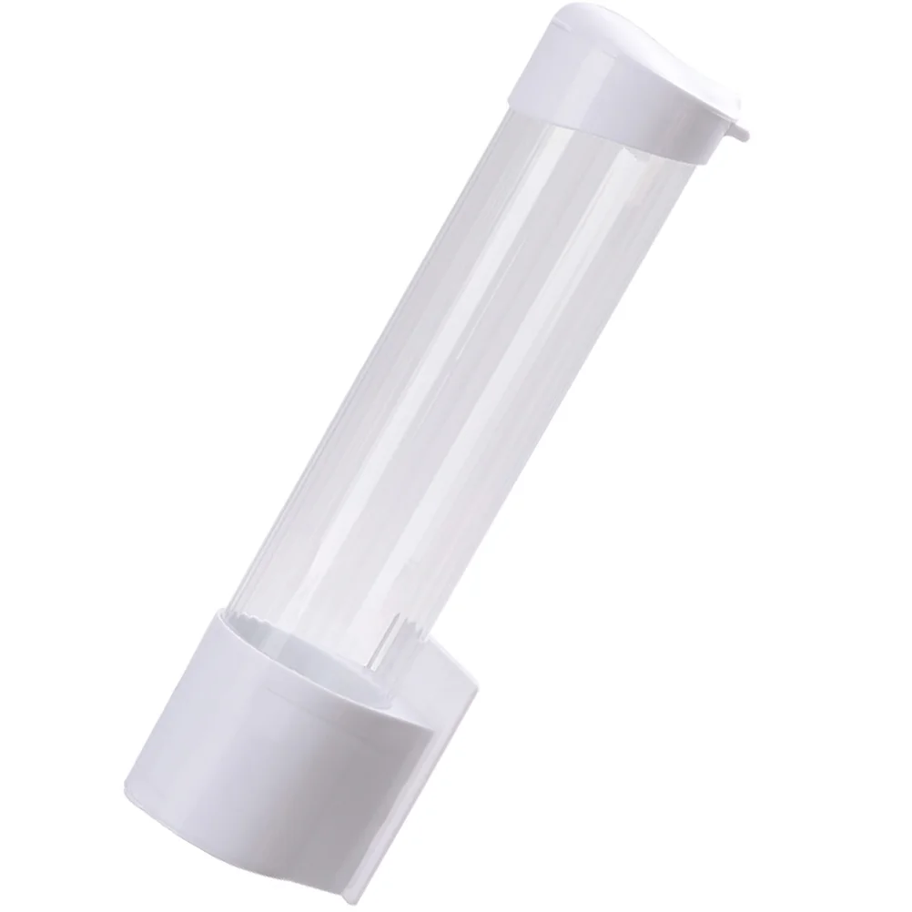 Double Disposable Cups Holder Dispenser Plastic Paper Storage Wall No Punch Rack Mugs cup storage holder paper cup dispenser