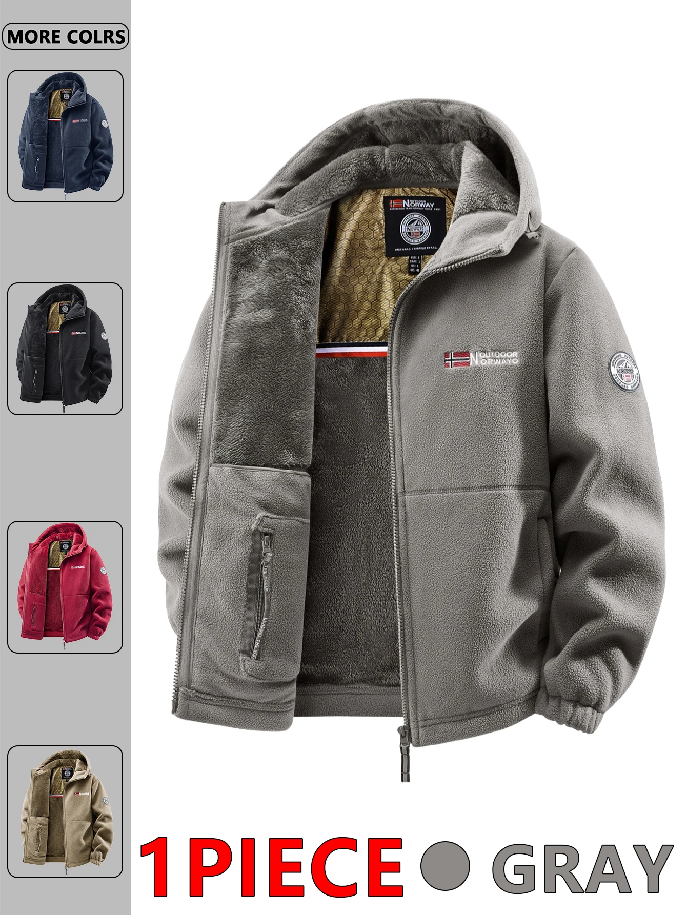 Outdoor Hooded Jacket – Versatile Daily Wear for Home & Travel 4