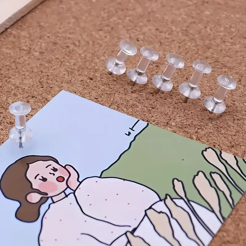 50/100pcs 모듬 만들기 소형 못 여러 가지 빛깔의 플라스틱 못 푸시 핀 코르크 보드 사무실 학교 문구 용품