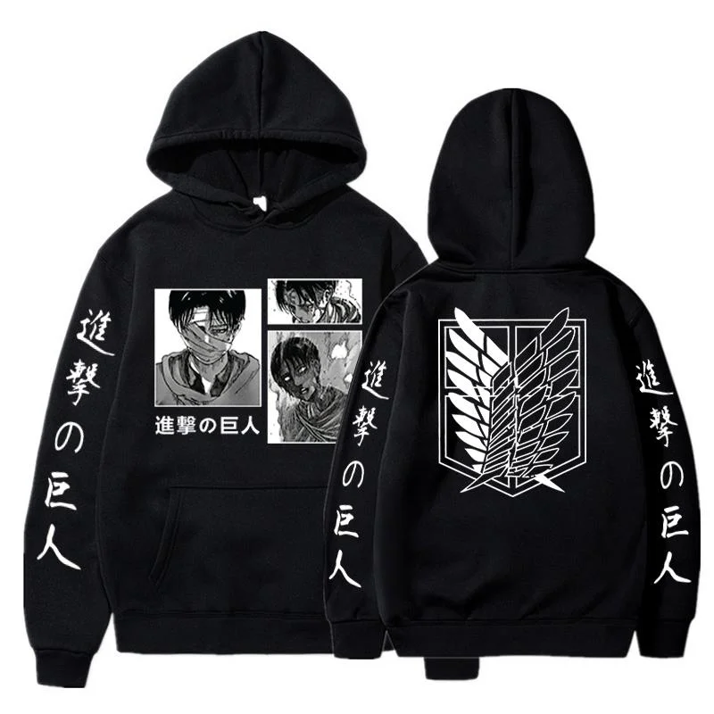 

New Fashion Anime Printed Hoodie Unisex Casual Long Sleeve Pullover Funny Sweatshirt Anime Streetwear Hoodies
