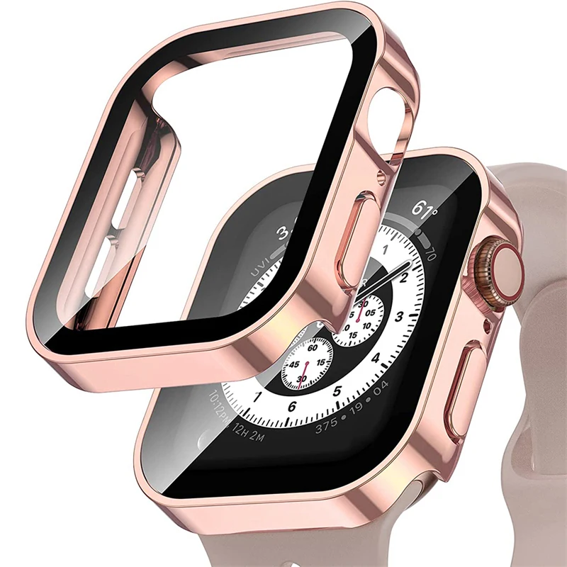 Premium Tempered Glass Smartwatch Protective Case with Durable Cover