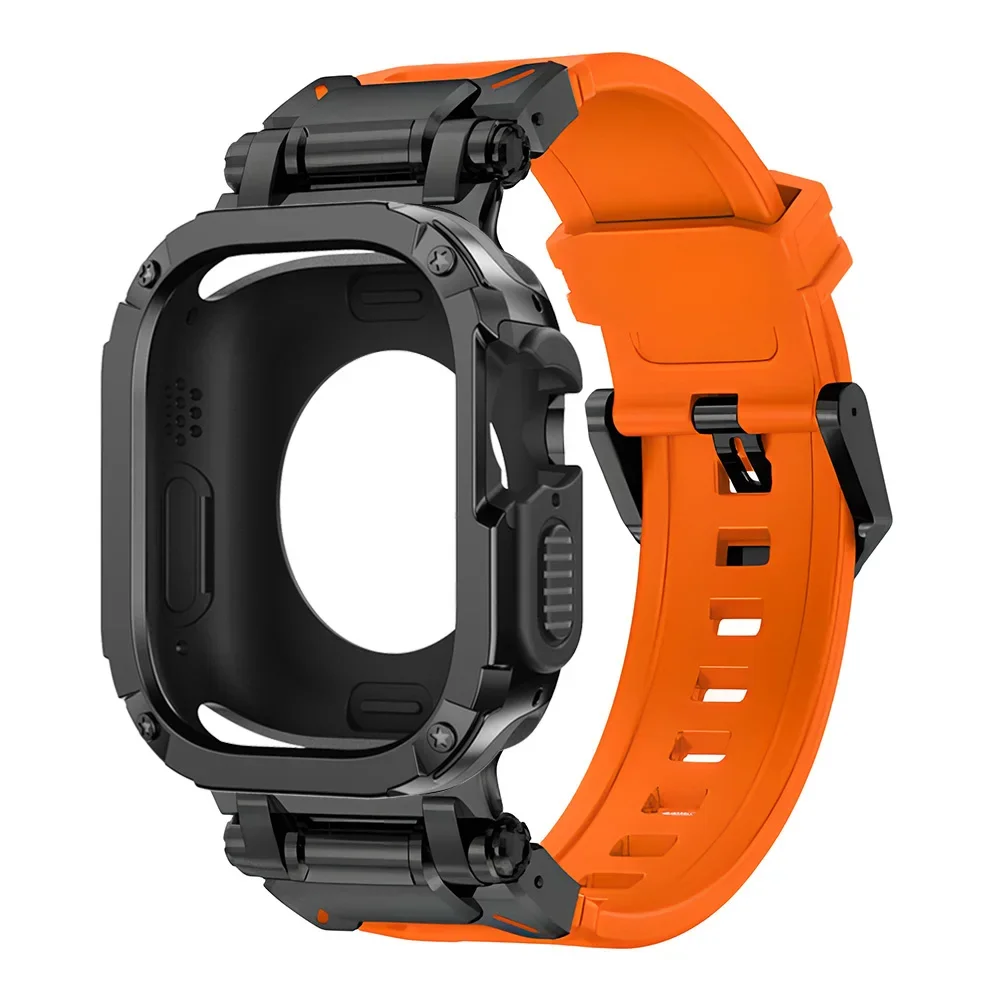 Silicone Strap with TPU Protective Case and Bracelet