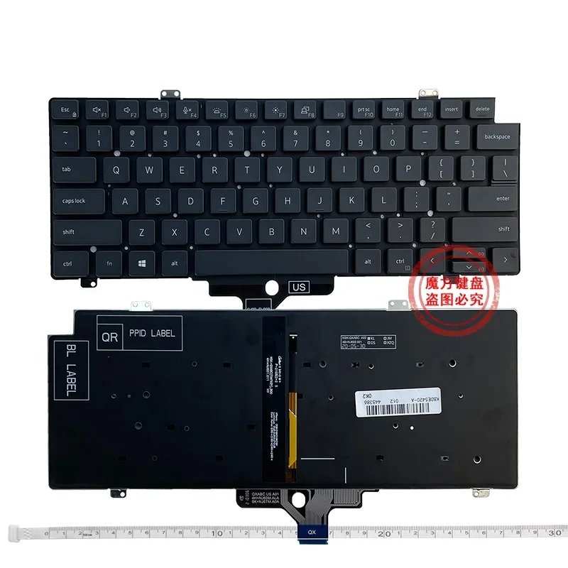 Nuova Retroilluminazione Della Tastiera Americana Per Laptop Dell Latitude 7420 5420 5421 7520
