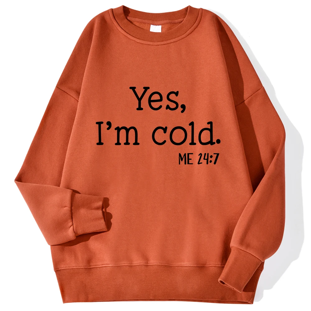 Ladies Sweatshirts Yes,I'm Still Freezing Printed Sweatshirts For Women Sherpa Lined Women's Fuzzy Sweatshirt