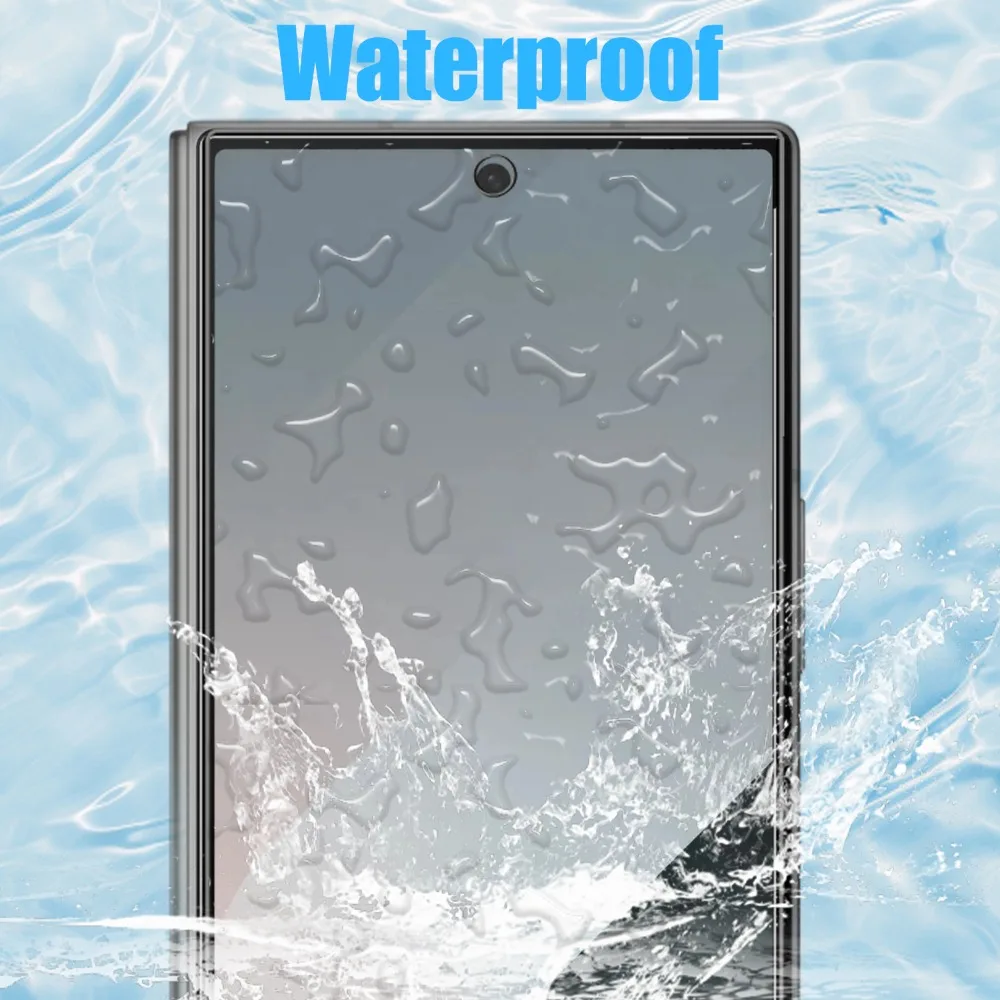 9in1 per Samsung Galaxy Z Fold 7/6/5 Morbido TPU Idrogel Pellicola Della Protezione Dello Schermo HD Interno Esterno Posteriore Pellicole Protettive per Z Fold 6 5 - immagine 4