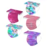50pcs Disposable Children's Mask Cartoon Butterfly Pattern Printed Mouth Mask For Kids Girl 3 Layer Disposable Mask Child 2