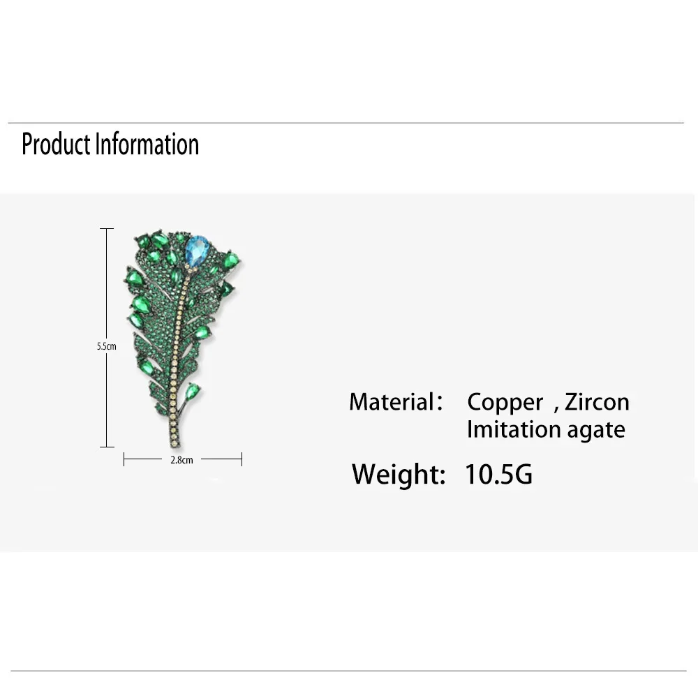 Clothing Decor Pendant New Product Facai Tree Enamel Leaf Dropping Oil Brooch Luxury Life Tree Green Pins Clothes Accessories