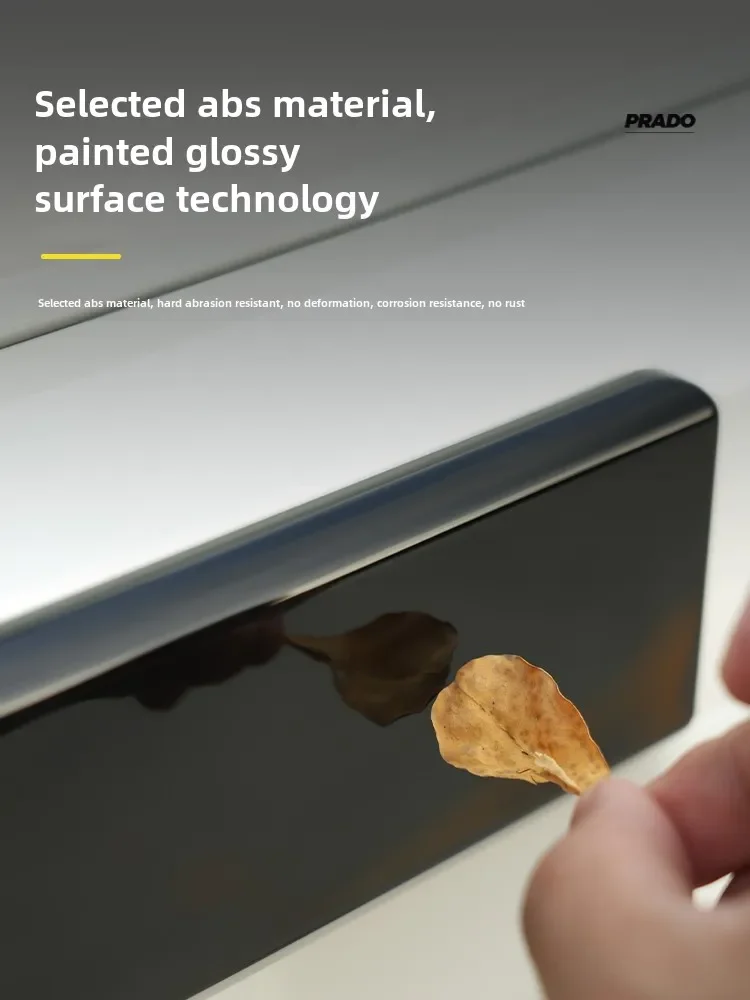 토요타 프라도 2024 LC250 차량용 사이드 장식 스트립 ABS 자동차 도어 충돌 방지 보호 커버 외장 액세서리