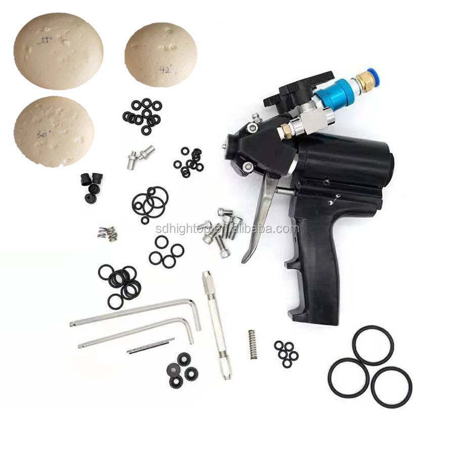 double head dual nozzle spray gun for nano chrome spray A B paint 2