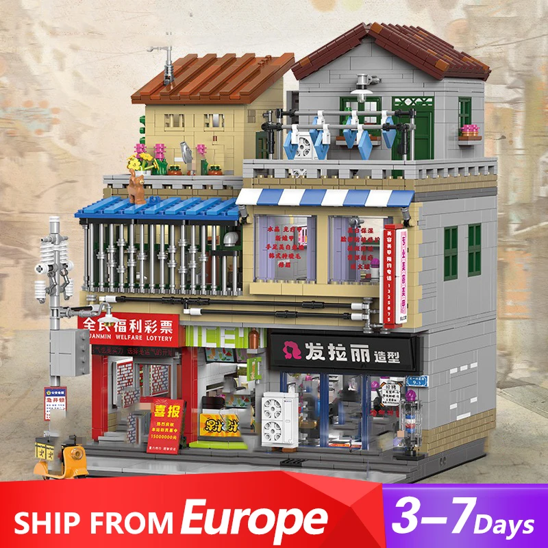 Modulares Set mit 10 Figuren für kreative Bauabenteuer