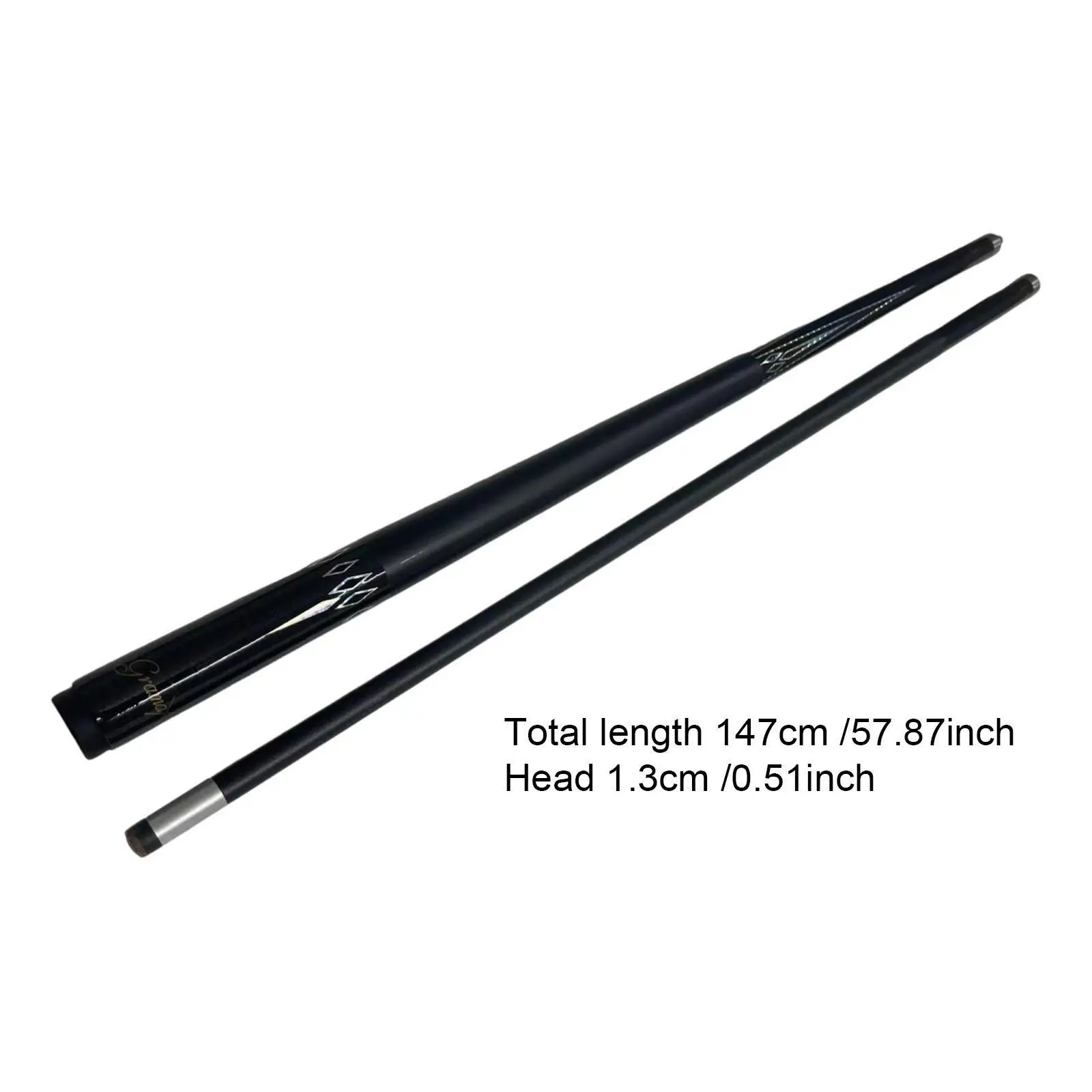Pool Cue Carbon Fiber 13mm Tip Full Size 58 Pool Cue Carbon Fiber 13mm Tip Full Size 58