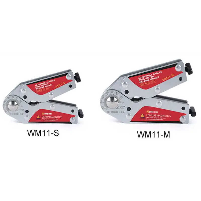 

WM11 15-210 degree On/Off Adjustable Angles Welding Magnet/Switchable Neodymium Magnetic Welding Holder S/for M Size M17E