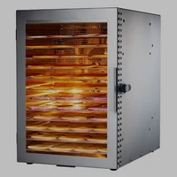 12 Floors Fruit Dryer Food Dehydrator Meat and Seafood Dryer 110V 220V Smart Touch Stainless Steel Material Tempered Glass Door 1