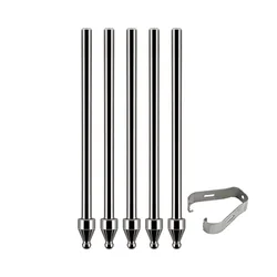 Enhanced Touch Stylus Pen Metal Replacement Tips with Removal Tweezers Tool (5PCS)
