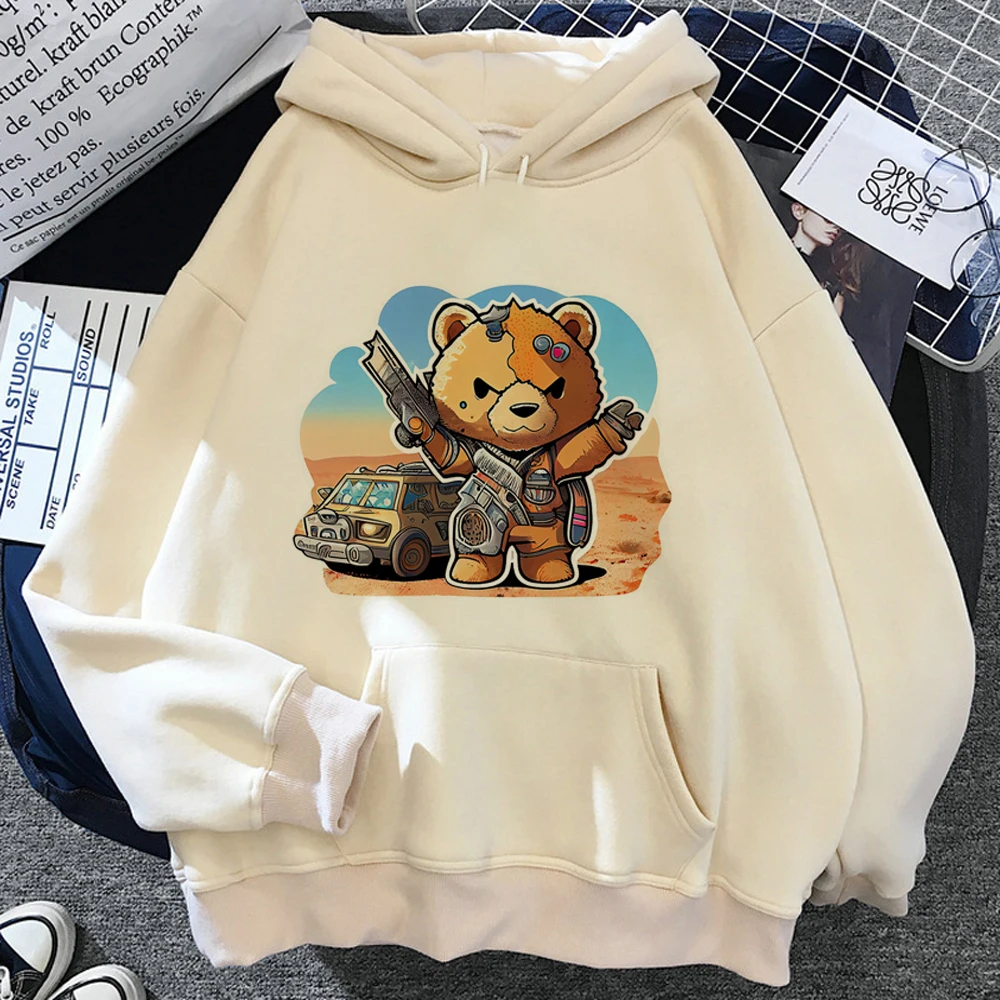 

Bear hoodies women japanese anime vintage Hood women graphic sweater