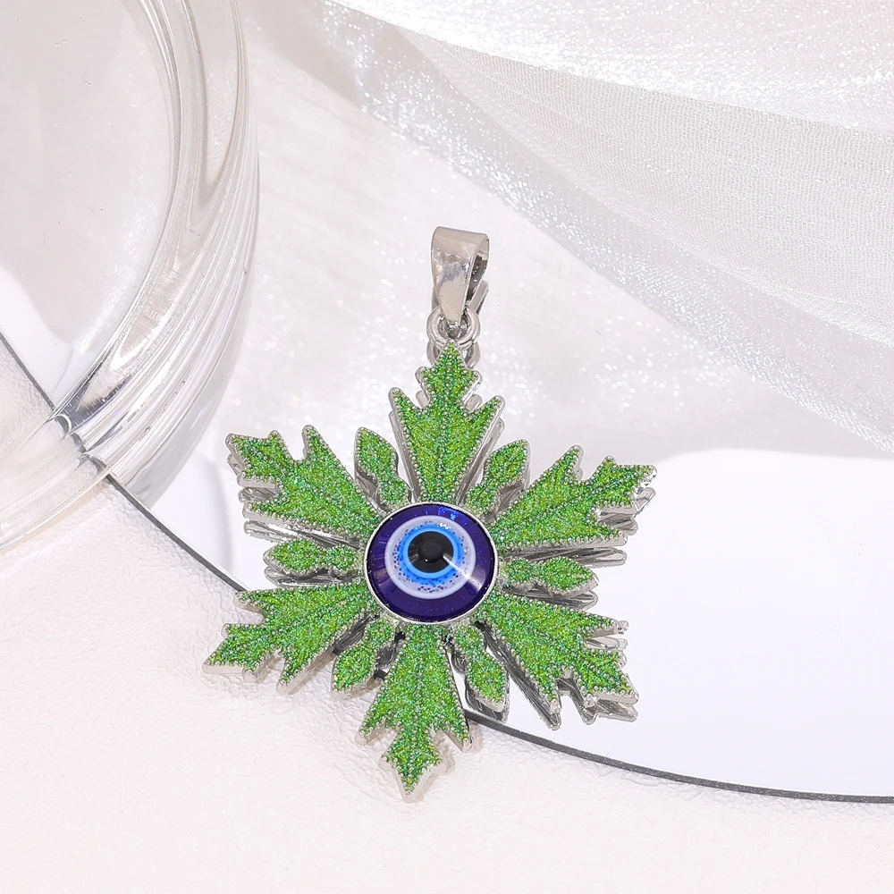 Juya 18K Gold versilbert bunte Emaille Kreuze Charms für DIY religiöse Rosenkranz griechischen bösen Blick Anhänger Schmuckherstellung – Detail 10