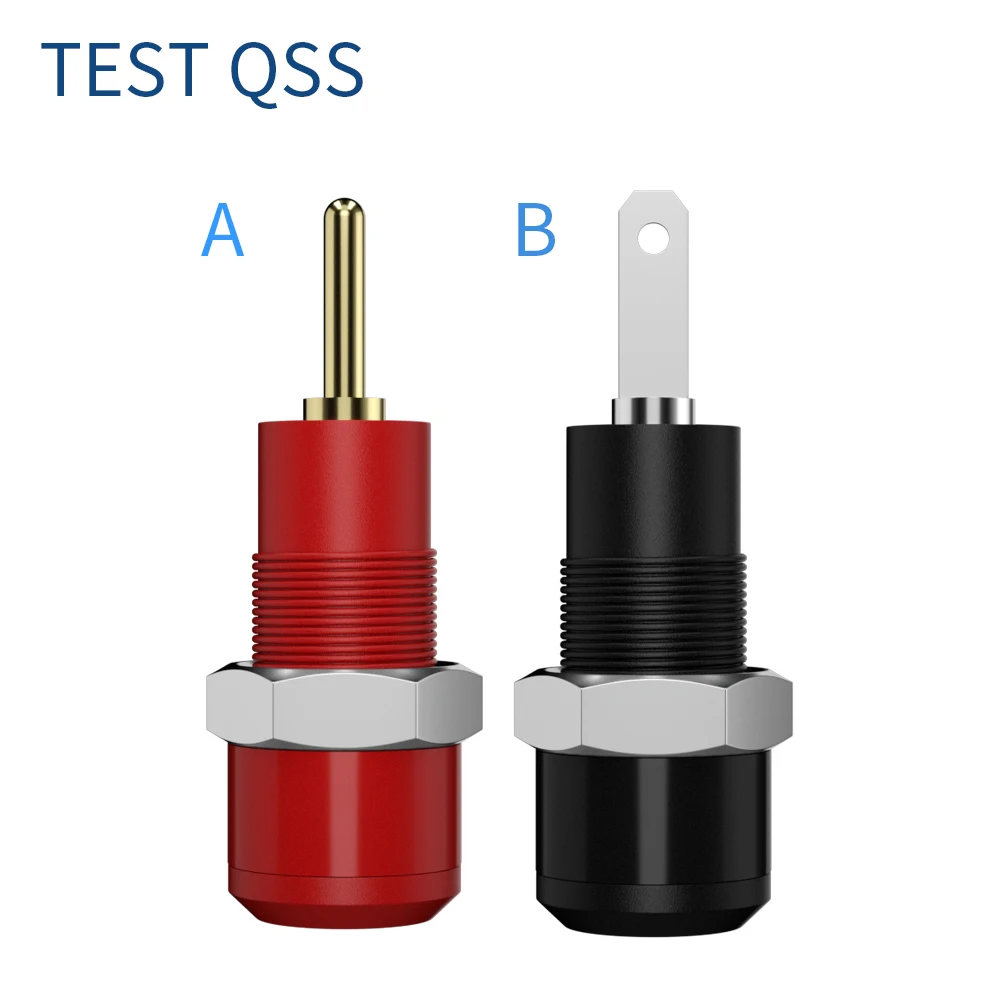 Cess-bn27 5-farbige Bananenbuchsen – Sicherheits-Steckverbinder, 10 Stück, Für 4-mm-Stecker