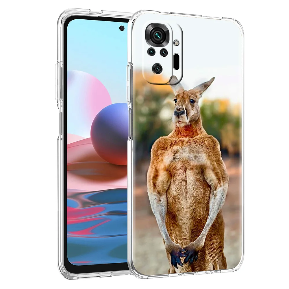 Durable Kangaroo-Themed Soft TPU Phone Case