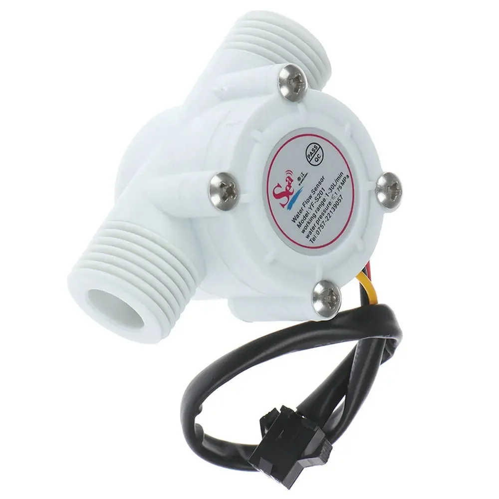 DC 5-18V Water Flow SensorFlowmeter Hall Flow Sensor Water Control Liquid 1-30L/min 2.0MPa Sensor Switch YF-S201 water flow sensor