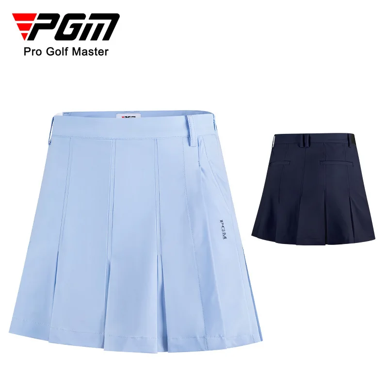 PGM New Women's Golf Skirt Pants Summer Sports Pleated Skirt Elastic Belt Women's Golf Sportswear Tennis