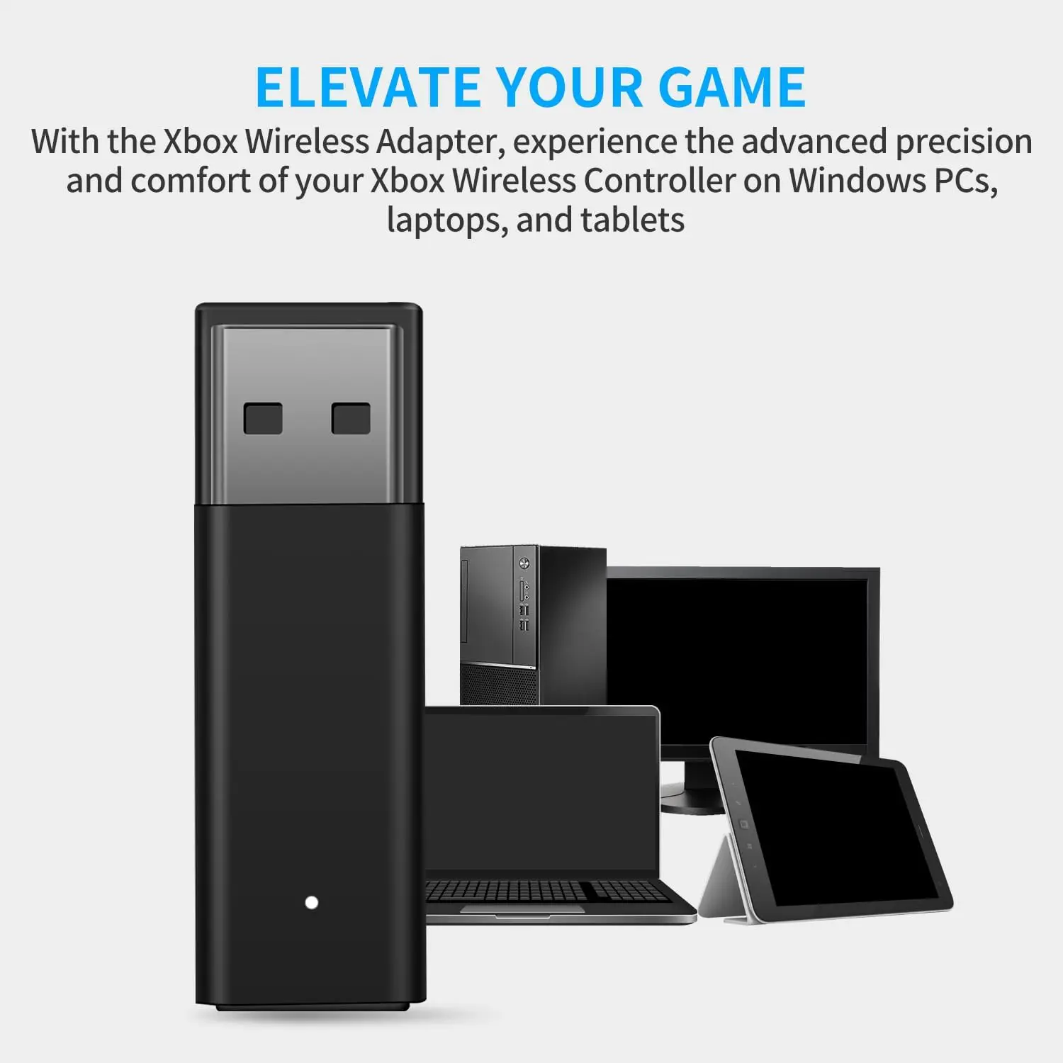 Enhanced Wireless USB Adapter for Game Controllers and Accessories