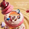 Children Mini Claw Machine Toys Cartoon Rocket Automatic Coin Operated Play Game Arcade Crane Doll Machines Kids Birthday Gifts 2