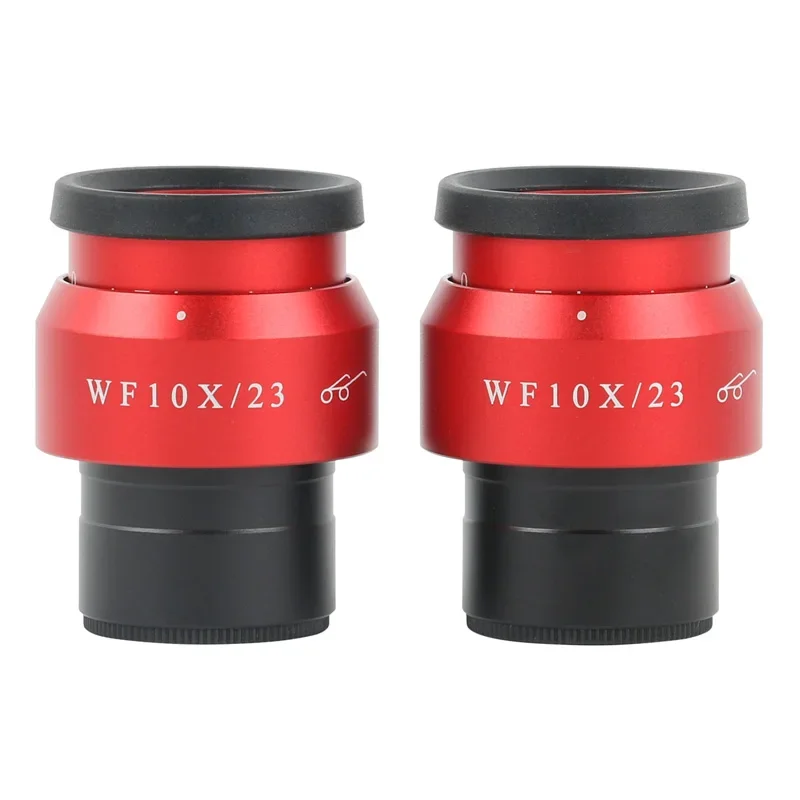 

Регулируемый окуляр с диоптриями WF10X VOF 22 мм 23 мм 24 мм оптический объектив с высокой точкой зрения FMC для стереомикроскопа Размер крепления 30 мм