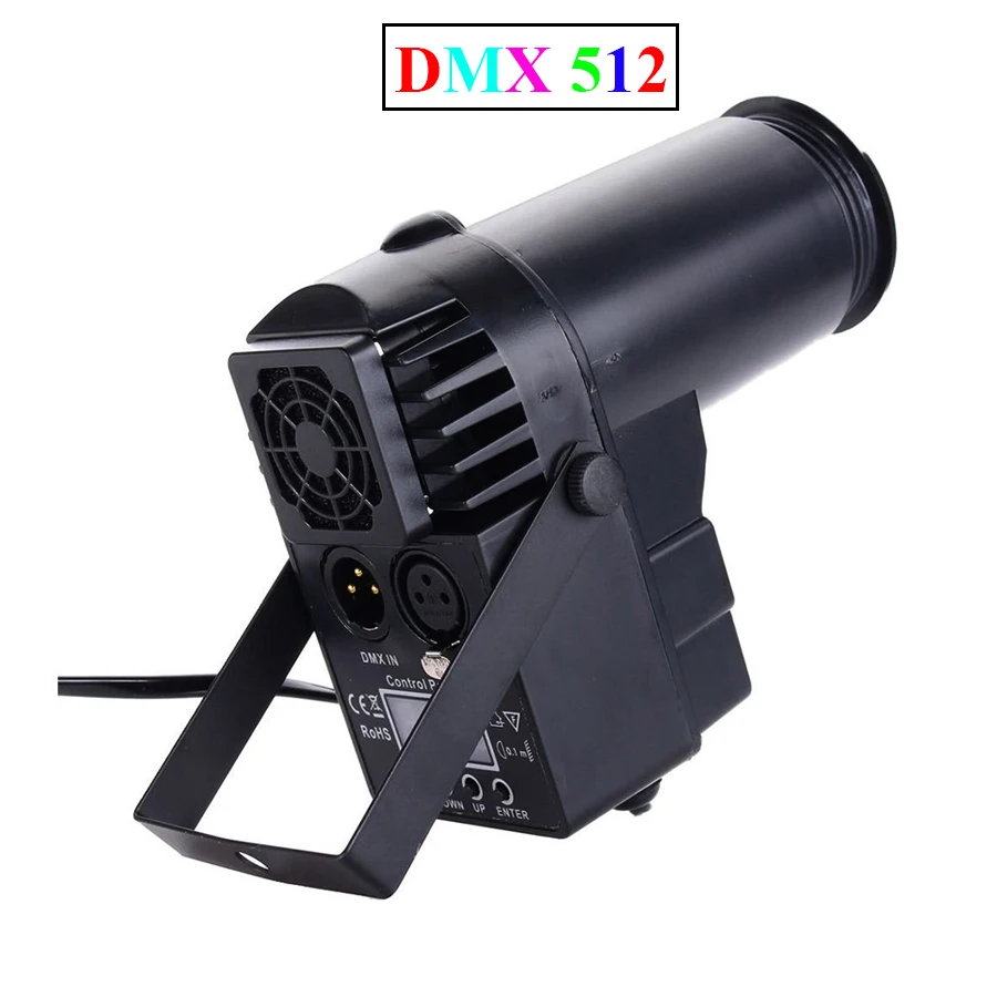 

DMX512 Beam Pinspot Light 10W RGBW Led Stage Wash Spot lights for Dance Party DJ Disco Mirror Ball Wedding Show Decor