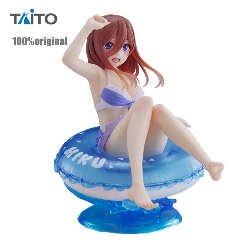 

Оригинальные игрушки Taito Afg, оригинальные кукольные кукольники Nakano Miku, плавательные фигурки, модели Аниме, игрушки для детей