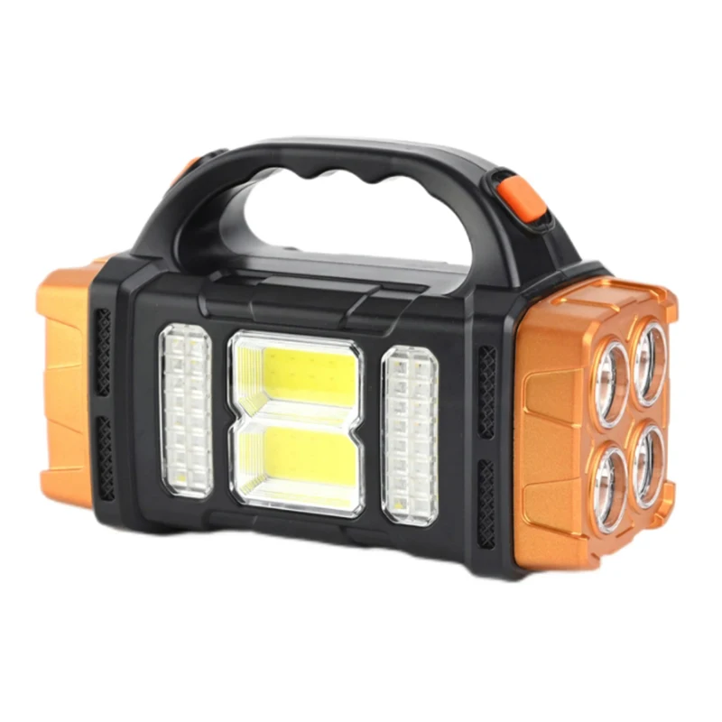 Strong Bright USb Rechargeable Flashlight High Power Electric Lamp Handheld Sear